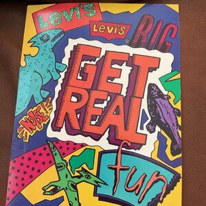 Levis Strauss & Co Rad "Get Real" School Folder 1990 90s